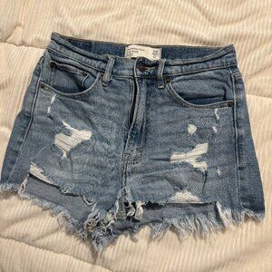 Abercrombie & Fitch Women's Blue Jean Shorts